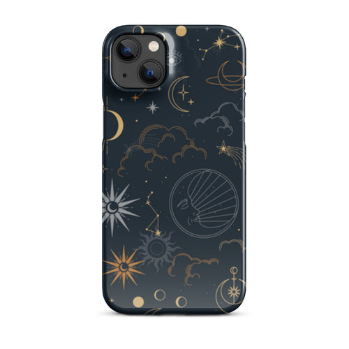 Sun, Moon and Stars iPhone Snap Case